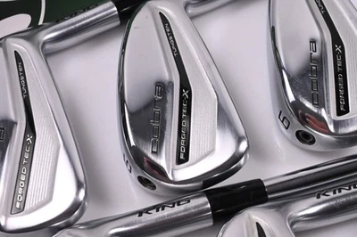 Cobra Forged Tec X 2022 Irons / 4-PW+GW / Regular Flex KBS Tour Lite Shafts - Image 1 of 4