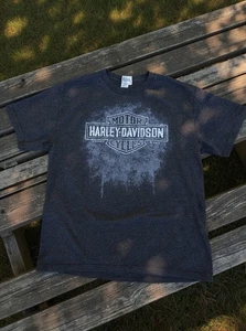 2012 INDY WEST HARLEY DAVIDSON PLAINFIELD, IN GRAPHIC T SHIRT MENS SIZE 2XL - Picture 1 of 2