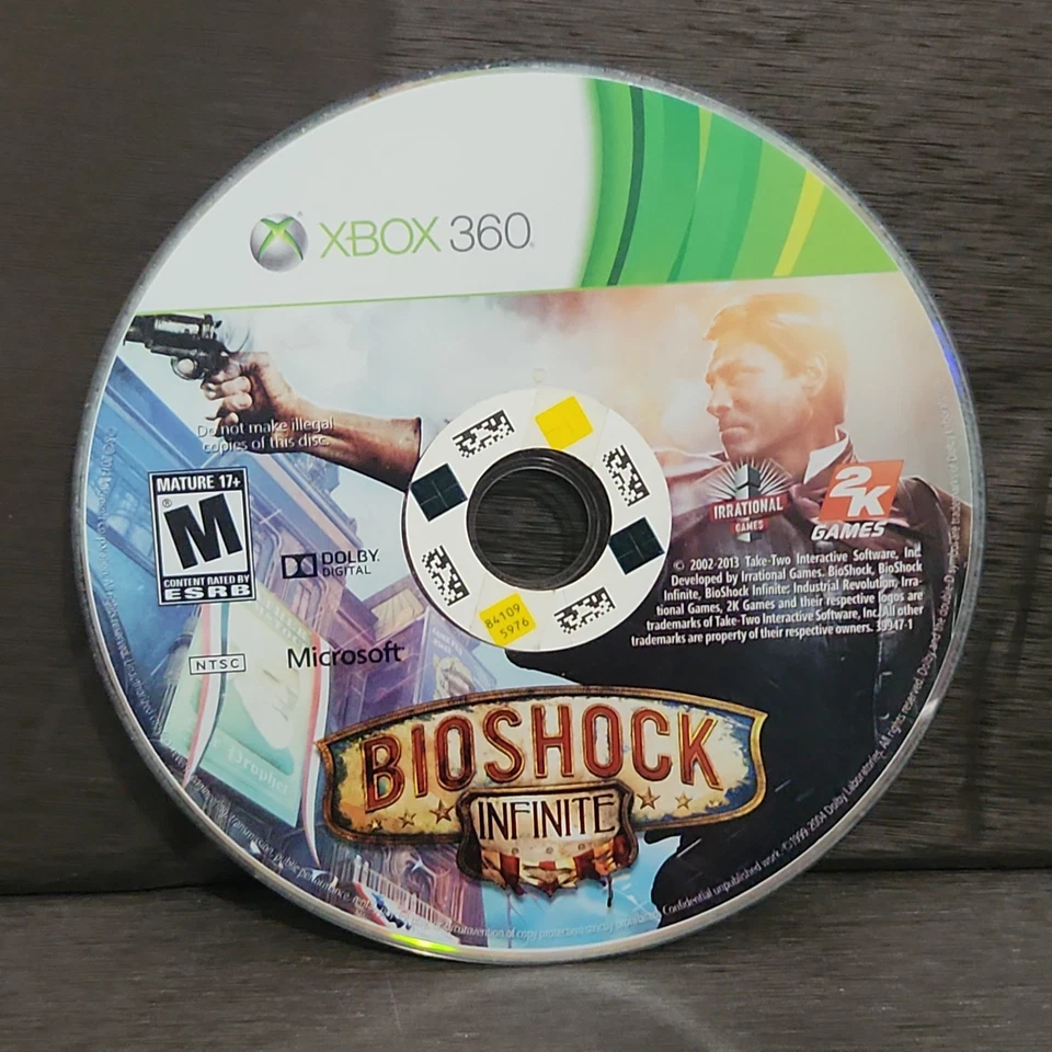 BioShock Infinite Xbox 360  Game Disc - Image 1 of 1