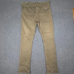 Ksubi Jeans Mens 32 Green Denim skinny Chitch OD Squad Button Fly Size 32x30 - Picture 1 of 9