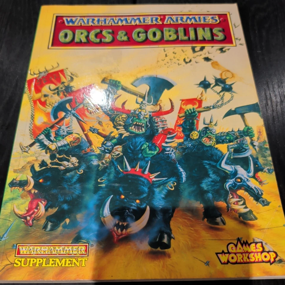 Warhammer Armies ORCS & GOBLINS Army Book 1993 4th 5th Edition 4E 5E Fantasy WFB - Image 1 of 1