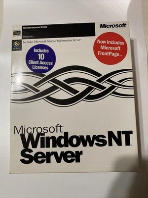 Juego completo Microsoft Windows NT Server 4.0 con clave de producto Foto 1 de 4