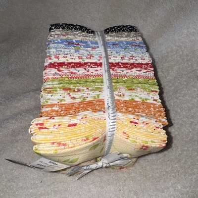 FIGS & SHIRTINGS by Fig Tree Co Moda Fabric Fat Quarter Bundle-Missing 1 FQ - Image 1 of 3