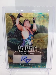 2025 Leaf Signature Series Rob Van Dam 1/1 Auto Gold Vinyl - Picture 1 of 2