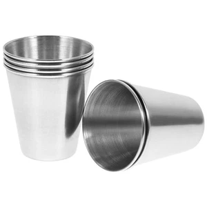 6 Stück Kinder Wasserbecher für Anti-Sturz Edelstahl Kaffee Schnabeln - Bild 1 von 11