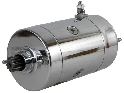 CHROME STARTER FITS Harley Davidson FXEF 超级滑翔脂肪 BOB 1340CC HITACHI 84 — 第 1/4 张图片