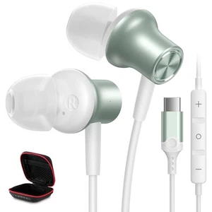 USB C Plug in Headphones for Apple iPhone 16 Pro Max 15 16e iPad Wired Earbud... - Photo 1 sur 7