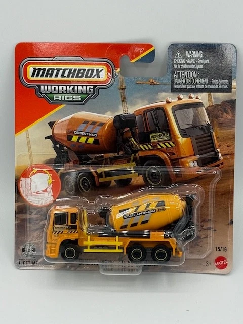 MATCHBOX WORKING RIGS 2026 MBX CEMENT KING MIXER TRUCK KING HD - Image 1 of 1