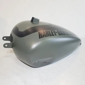 OEM Harley-Davidson Fat Bob FXFBS tanque de gasolina industrial gris denim 61000675 - Imagen 1 de 18