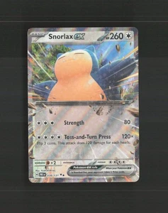 Snorlax ex 076/131 Prismatic Evolutions Ultra Rare Holo Pokemon Card NM - Picture 1 of 10