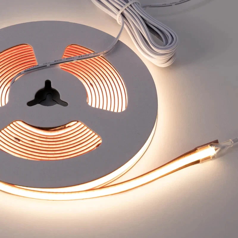 Sensio Polar 24V LED COB Flexible Strip 5M with Leads At Both Ends Natural White - Image 1 of 4