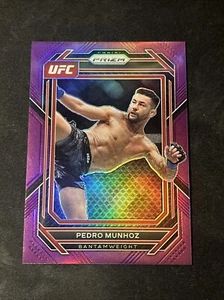 2023 Panini Prizm UFC Pedro Munhoz #174 Purple Prizm /149 SP - Picture 1 of 2