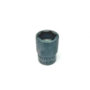 Snap On 7/16" Shallow 1/4" Drive Non-Impact Black Oxide 6 Pt. Socket GTM14 - Picture 1 of 4