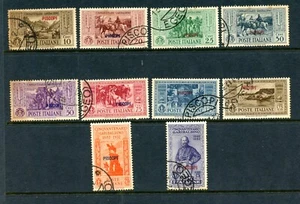 KMC4076-Italy-Piscop #17-26 (I781) Comp 1932 O/P Garibaldi, Used,F-VF,CV$350.00 - Picture 1 of 2