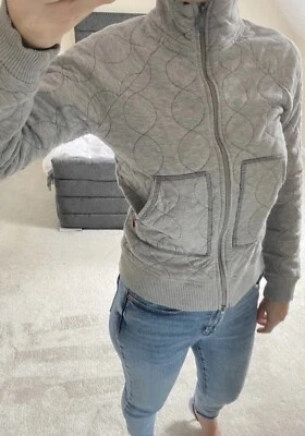 Kenvelo Vintage Rare early 2000s Y2K women zip up grey track top jacket - size M - Image 1 of 4