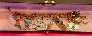  JUICY COUTURE BEACH THEME CHARM BRACELET  - Picture 1 of 3