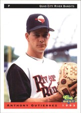 1993 Quad City River Bandits Classic/Best #10 Anthony Gutierrez