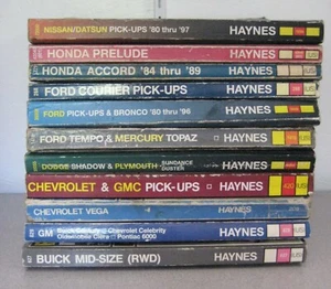 HAYNES Repair Manuals/Buick, GM, Chev, Dodge, Ford, Honda, Nissan/Datsun- PICK 1 - Bild 1 von 26