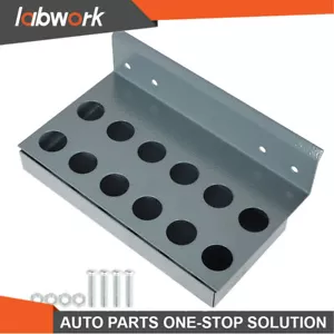 Labwork R8 Collets Rack - 12 Holes Heavy Gauge Steel Baked Enamel Paint Finish - Picture 1 of 24