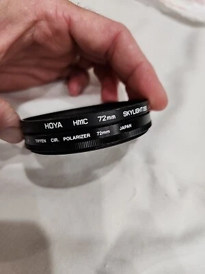 HOYA HMC 72mm SKYLIGHT (1B) Camera Lens Filter With 72mm Circular Polarizer  - Image 1 of 4