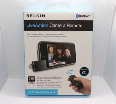  Belkin Live Action Camera Remote - Bluetooth - New In Box - Batteries Included - Image 1 of 2