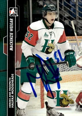 Mackenzie Weegar - Signed 2013-14 In The Game Heroes And Prospects Card #78 - Image 1 of 2