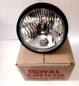 Conjunto de haz de faro negro genuino Royal Enfield Classic 350cc 500cc - Imagen 1 de 3