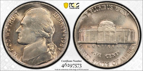 1989 P JEFFERSON NICKEL 5C PCGS MS 66 FS MINT STATE UNC - FULL STEPS (573) Cover