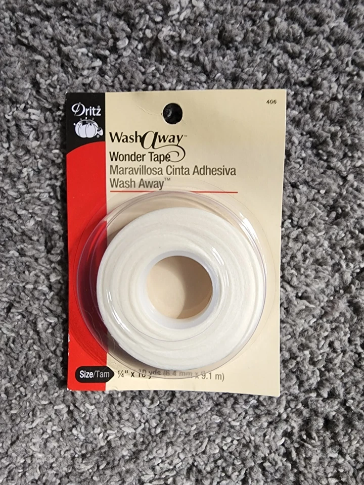 Dritz 406 Wash Away Wonder Tape 1/4" X 10yds