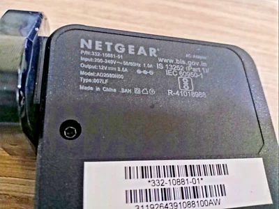 5PCS Lot- Netgear 332-10881-01 AC/DC Power Adapter 12V  3.5A - New - Image 1 of 3