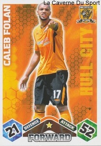 CALEB FOLAN ENGLAND HULL CITY.FC BRADFORD CITY.FC CARD PREMIER LEAGUE 2010 TOPPS