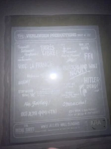 verlinden productions 1 35 Scale Sheet N*357 WWII ALLIED WALL SLOGANS - Picture 1 of 1