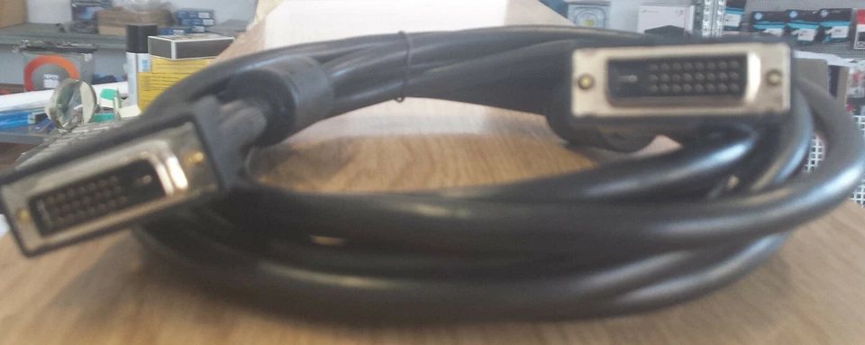 DVI-D 24 +1  Monitor Anschlußkabel Dual Link vergoldete Kontakte 3 m - Bild 1 von 1