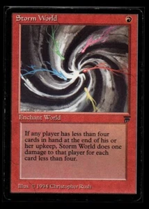 MRM ENGLISH Storm World Good back PL MTG Magic LEGENDS - Imagen 1 de 1