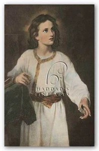 RELIGIÖSER KUNSTDRUCK Jesus um zwölf J M Hoffmann 12x19 Haddads - Bild 1 von 1