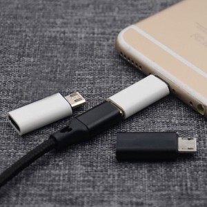 5pcs USB 3.1 Adapter Type C Female to Micro USB Male Port White Converter Data^