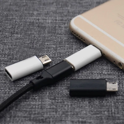 5pcs USB 3.1 Adapter Type C Female to Micro USB Male Port White Converter Data! - Image 1 of 4