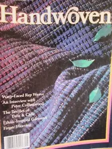 Handwoven Magazine September/October 1988 Peru & Chile, Fingerwoven Scarf - Picture 1 of 1