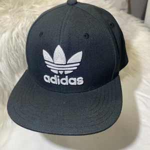 Adidas Original Style Men’s Trucker Hat Black Adjustable Cap One Size - Picture 1 of 5
