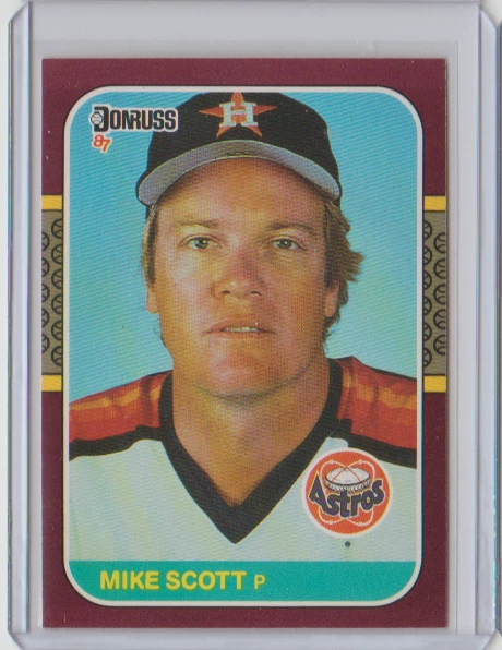 1987 Donruss Opening Day Card #15 Mike Scott Houston Astros - Image 1 of 1