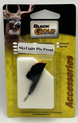 Montana Negro Dorado Tiro con Arco Accesorio SkyLight Pin Frontal - TOTALMENTE NUEVO - ¡RARO! Foto 1 de 4