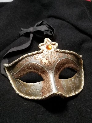 Masquerade Mask for Women, Crystal Mask Rhinestone, Venetian Party, Evening Prom - Image 1 of 4