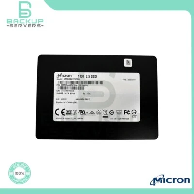 MTFDDAK2T0TBN Micron 1100 2TB 6Gbps 2.5" SATA TLC Internal Solid State Drive - Image 1 of 3