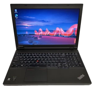 Windows 11 Pro 15.6 Lenovo ThinkPad T540p i7-4700MQ 2.40GH 256GB SSD 16GB RAM - Picture 1 of 9