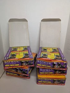 Vintage 1992 Batman Returns Movie Photo Cards 36 Packs Sealed - selling 6 boxes - Picture 1 of 5