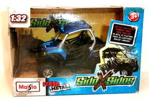 2014 MAISTO SIDEXSIDES 1:32 SCALE BLUE POLARIS RZR 900 XP EFI - Picture 1 of 19