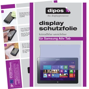 2x Schutzfolie für Samsung Ativ Tab klar Displayschutzfolie Passgenau Schutz - Bild 1 von 4