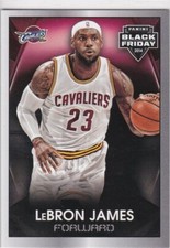LeBRON JAMES 2014 Panini BLACK FRIDAY BASKETBALL CARD Cleveland Cavs LAKERS!