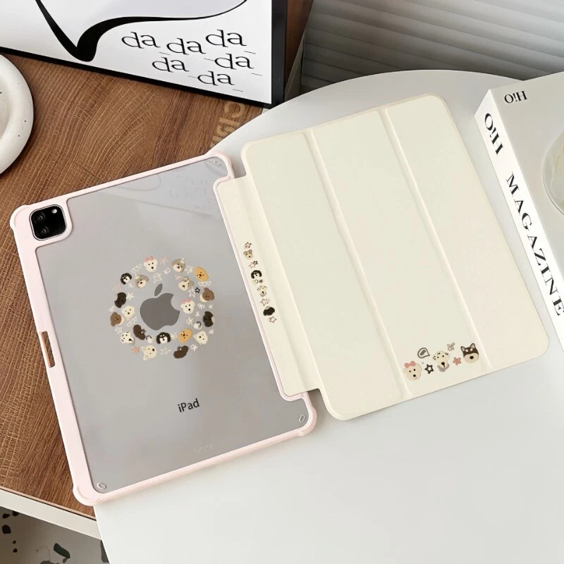 Case for IPad 5 6 7 8 9 10th Generation Air 2 3 4 Pro11 Kawaii Bumper Cute Dog - Image 1 of 4