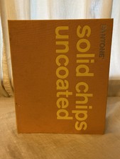 Pantone Solid Chips Uncoated Hardcover 3 Ring Book With Removable Swatches